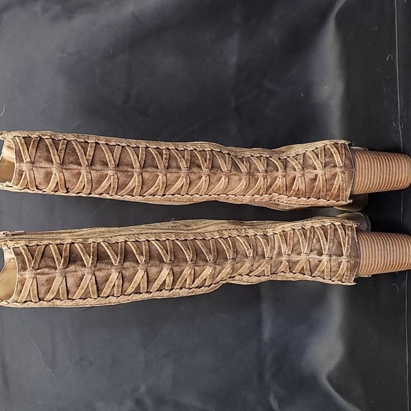 Fergalicious Brown Over the Knee Boots - Picture 3 of 8